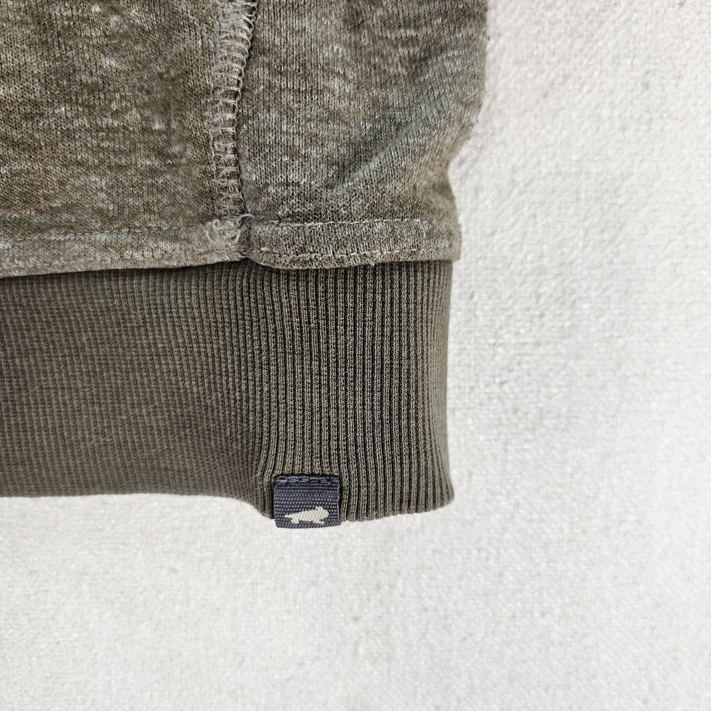 Toad & Co Hemp Blend Zip Hoodie Large Green - Picture 5 of 7